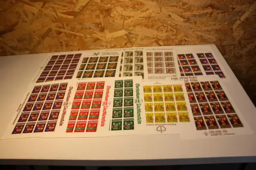 Liechtenstein Jahrgang 1981 Kleinbogen postfrisch komplett (33551H)