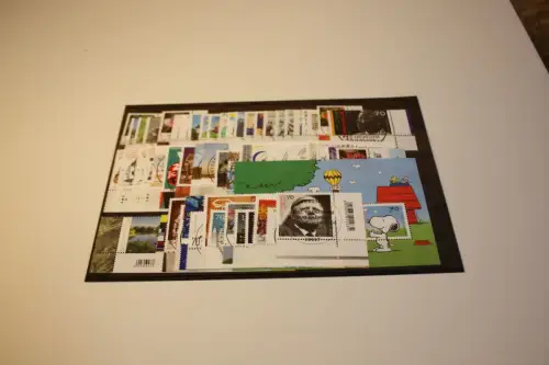 Bund Jahrgang 2018 gestempelt ohne selbstklebende komplett (33565)