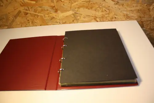 2 Lindner Alben grün + rot mit 60 1er Hüllen (33567)