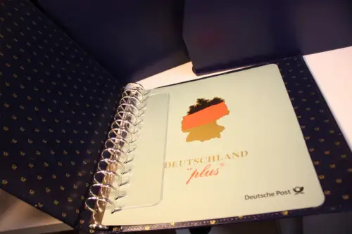 3 Dt. Post / Leuchtturm Ringbinder mit Schuber blau Deutschland Plus 13 Ring (33579)