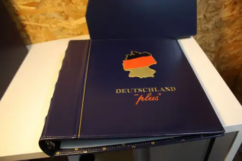 3 Dt. Post / Leuchtturm Ringbinder mit Schuber blau Deutschland Plus 13 Ring (33579)