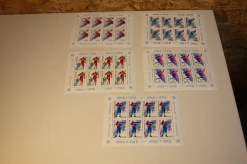 Sowjetunion Michel 5788-92 Kleinbogen postfrisch Olympiade 1988 (33606)