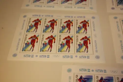 Sowjetunion Michel 5788-92 Kleinbogen postfrisch Olympiade 1988 (33606)