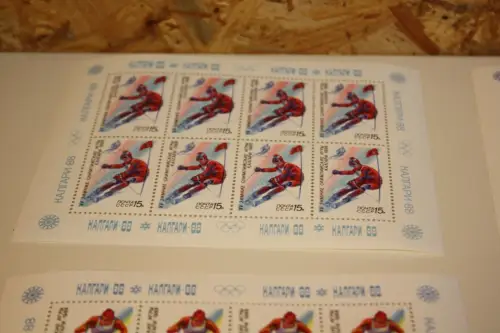 Sowjetunion Michel 5788-92 Kleinbogen postfrisch Olympiade 1988 (33606)