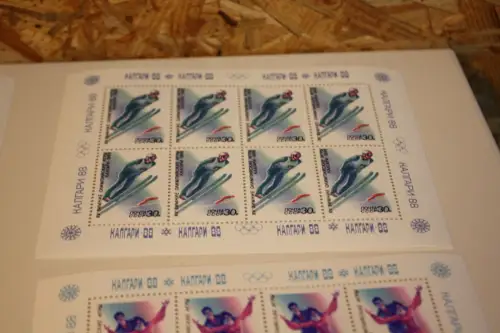 Sowjetunion Michel 5788-92 Kleinbogen postfrisch Olympiade 1988 (33606)
