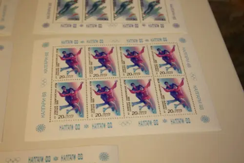 Sowjetunion Michel 5788-92 Kleinbogen postfrisch Olympiade 1988 (33606)