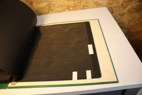 Mauritius Binder mit 15 schwarzen Blättern 4 Streifen (33627)