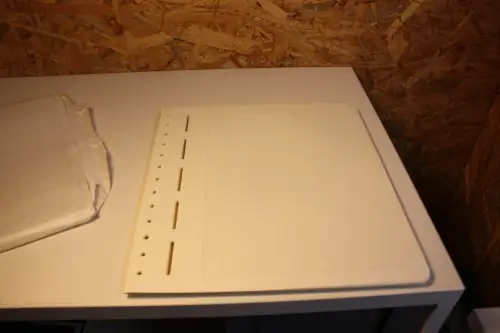 Leuchtturm Packung Blankoblätter Netz hellgrau + Randlinie (33651)