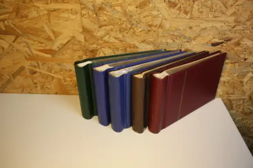 5 Briefe Alben verschiedene Farben (33674)