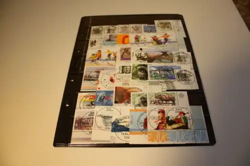 Bund 2001-2003 ohne Selbstklebende gestempelt komplett (33672H)