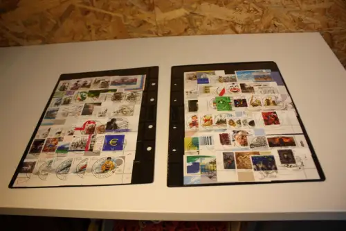 Bund 2001-2003 ohne Selbstklebende gestempelt komplett (33672H)