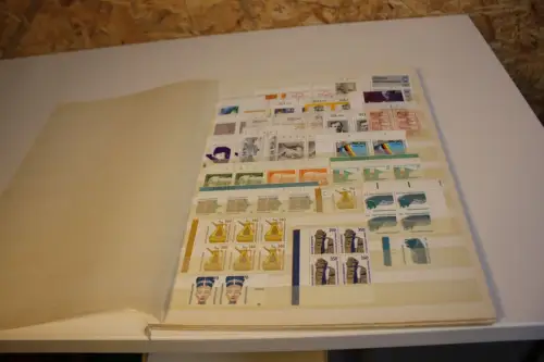 Bund Sammlung Bogen Nummern + Farbränder postfrisch (33690H)