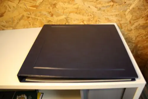 Safe Album für Bogen / 6 Postkarten in blau mit Hüllen (33710)