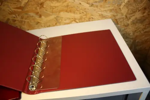 2 Borek Ringbinder rot neutral (33719)