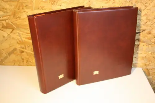 2 Safe Variant Alben in braunrot mit Hüllen für ETB (33732)