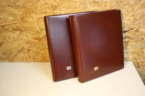 2 Safe Variant Alben in braunrot mit je 30 2er Hüllen (33729)