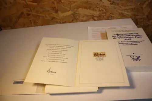 DDR Ersttagsblatt Jahressammlung 1985 (33748)