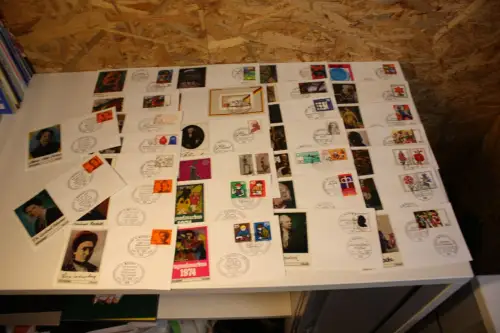 Bund Jahrgang 1974 FDC komplett (33762H)