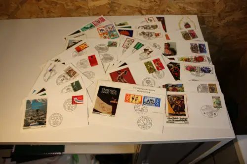 Bund Jahrgang 1976 FDC komplett (33764)