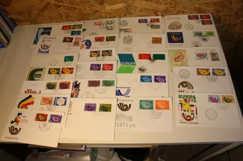 Europa Cept Jahrgang 1973 FDC komplett (33772)