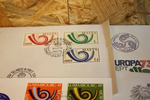 Europa Cept Jahrgang 1973 FDC komplett (33772)