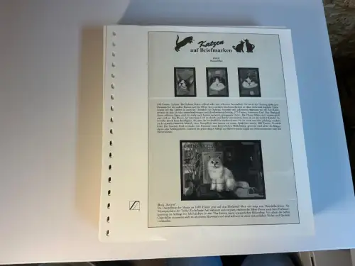 100 Lindner T Blätter versch. Streifen mit gemischten Aufdrucken (33790)