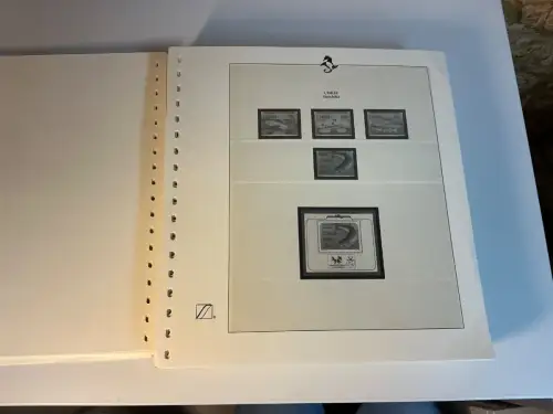 100 Lindner T Blätter versch. Streifen mit gemischten Aufdrucken (33790)