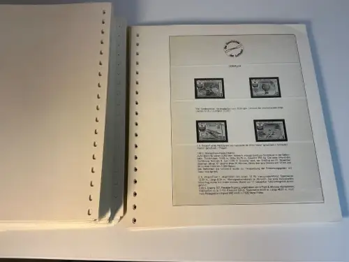 100 Lindner T Blätter versch. Streifen mit gemischten Aufdrucken (33790)