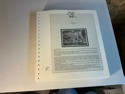 100 Lindner T Blätter versch. Streifen mit gemischten Aufdrucken (33791)