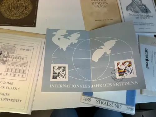 DDR 14 verschiedene ETB 1985-1990 (33798)