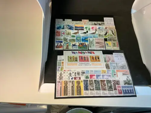 Färöer Jahrgang 1975-1984 postfrisch komplett (33812)