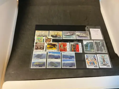 Färöer Jahrgang 1999 postfrisch komplett (33822)
