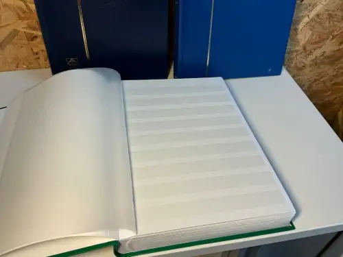 3 Einsteckbücher 60 weiße Seiten in versch. Farben (33848)