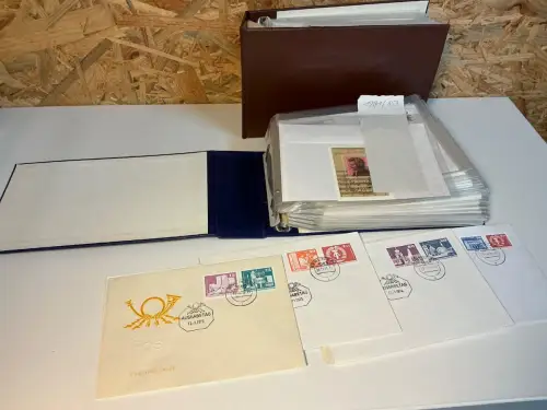 DDR FDC 1981-1986 in 2 Alben (33860)