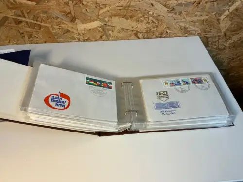 DDR FDC 1981-1986 in 2 Alben (33860)