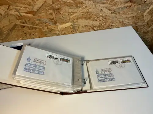 DDR FDC 1981-1986 in 2 Alben (33860)