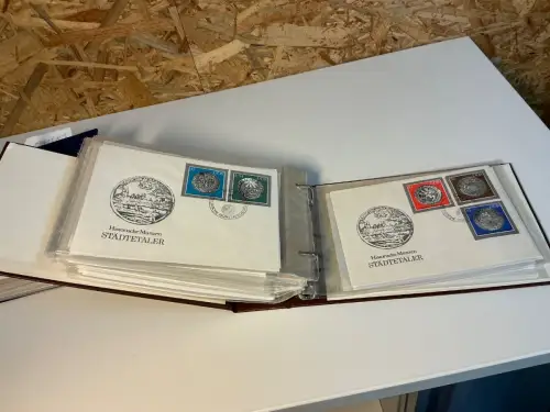 DDR FDC 1981-1986 in 2 Alben (33860)