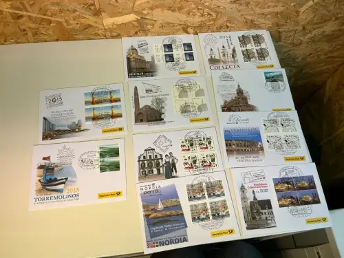 Dt. Post Messebriefe Jahrgang 2015 komplett (33873)