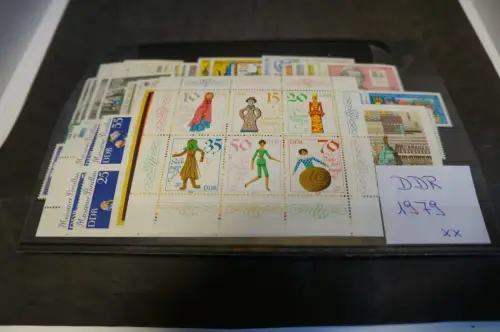 DDR Jahrgang 1979 postfrisch komplett (31711)