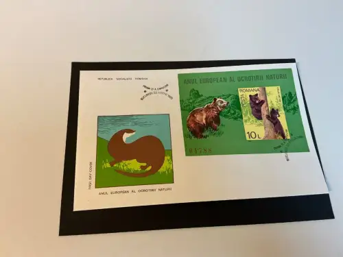 Rumänien Michel Block 168 FDC Naturschutz (33932)