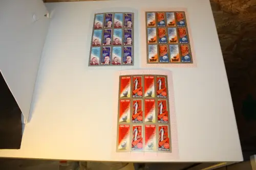 UDSSR Michel 5056-5058 Kleinbogen postfrisch Weltraum (32079H)