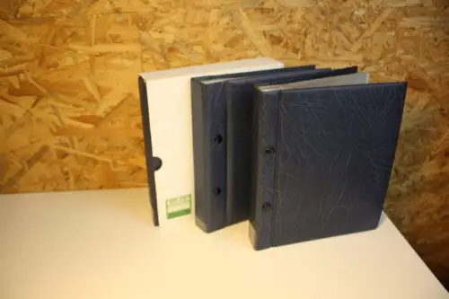 3 Kobra ETB Alben mit Hüllen in blau (33509)