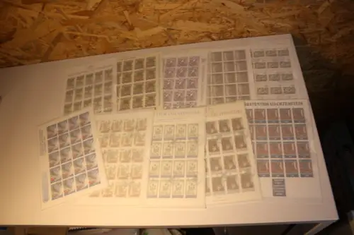 Liechtenstein Jahrgang 1993 Kleinbogen gestempelt komplett (33548H)