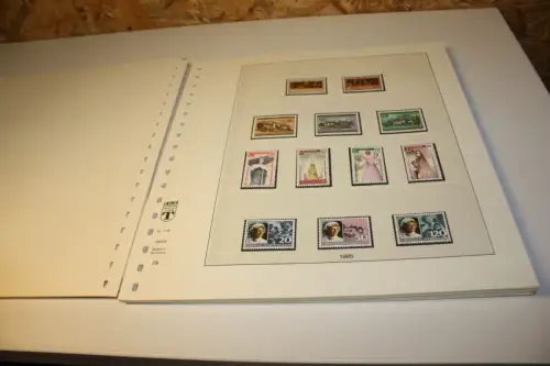 Liechtenstein 1980-1992 postfrisch komplett inkl. Lindner T (32836)