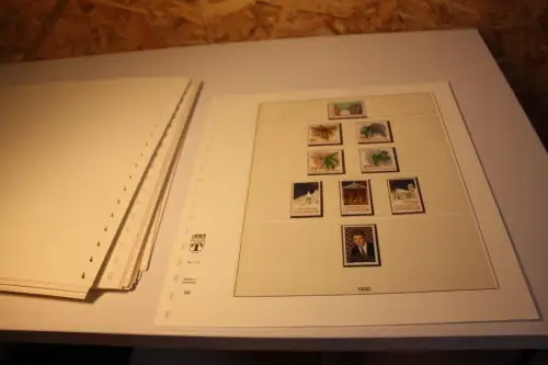 Liechtenstein 1980-1992 postfrisch komplett inkl. Lindner T (32836)