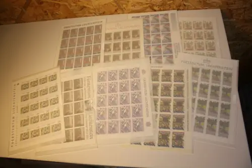 Liechtenstein Jahrgang 1993 Kleinbogen postfrisch komplett (33563H)