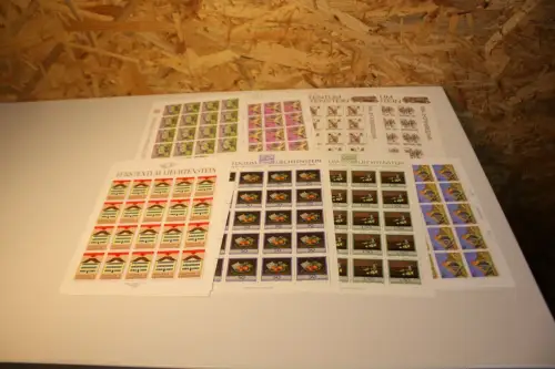 Liechtenstein Jahrgang 1990 Kleinbogen postfrisch komplett (33560H)