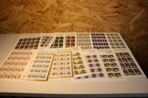 Liechtenstein Jahrgang 1983 Kleinbogen postfrisch komplett (33553H)