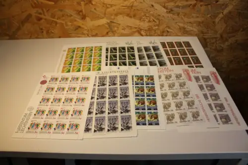 Liechtenstein Jahrgang 1989 Kleinbogen postfrisch komplett (33559H)