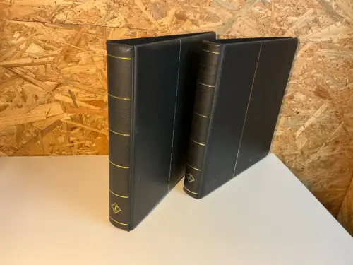 2 Leuchtturm Ringbinder in schwarz mit 13 Ring (34021)